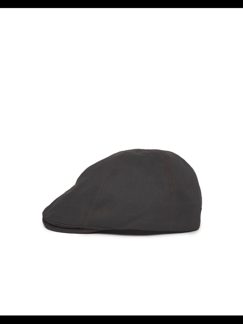 Men's Black Flat Cap - Classic Driving Hat